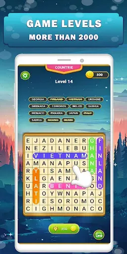 Скриншот 3 — Word Search Game: Offline