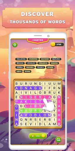 Скриншот 4 — Word Search Game: Offline