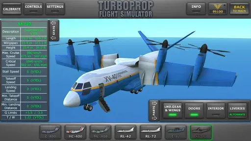 Скриншот 1 — Turboprop Flight Simulator