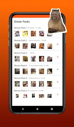 Скриншот 6 — Мем-стикеры для WASticker