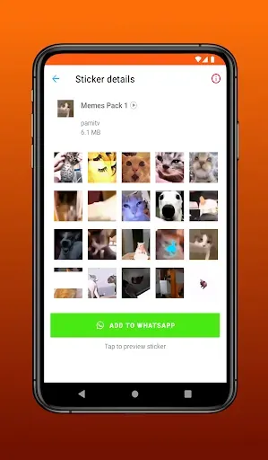 Скриншот 7 — Мем-стикеры для WASticker