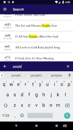 Скриншот 2 — Psalms for Worship