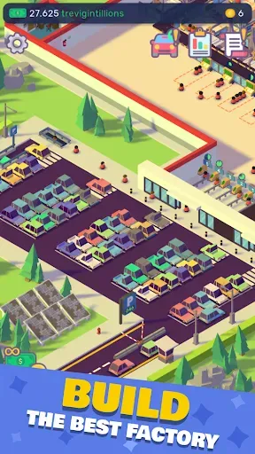 Скриншот 1 — Car Industry Tycoon: Idle Sim