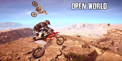 Скриншот 1 — Dirt MX Bikes KTM Motocross 3D