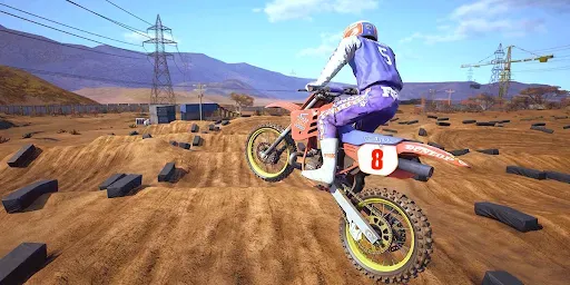 Скриншот 3 — Dirt MX Bikes KTM Motocross 3D