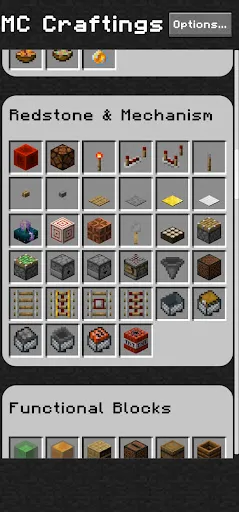 Скриншот 4 — MC Craftings - Craft Recipes