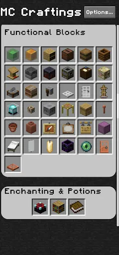 Скриншот 5 — MC Craftings - Craft Recipes