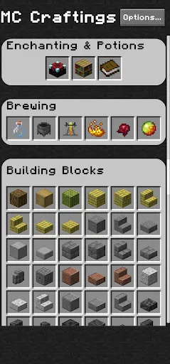 Скриншот 6 — MC Craftings - Craft Recipes