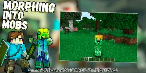 Скриншот 5 — Mod Morphing: Minecraft Mobs