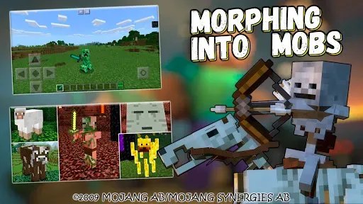 Скриншот 6 — Mod Morphing: Minecraft Mobs