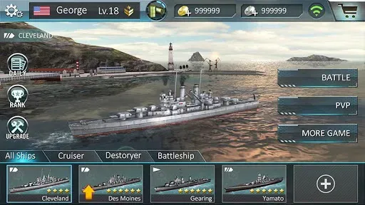 Скриншот 5 — Атака военных кораблей 3D