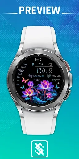 Скриншот 1 — BFF2 - Neon Art Lotus Flower