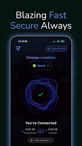 Скриншот 1 — EdgeVPN: WireGuard V2Ray VPN