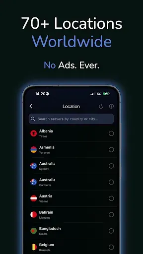 Скриншот 4 — EdgeVPN: WireGuard V2Ray VPN