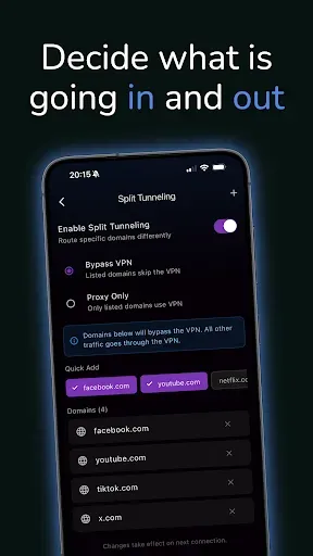 Скриншот 6 — EdgeVPN: WireGuard V2Ray VPN