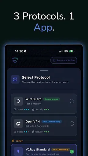 Скриншот 8 — EdgeVPN: WireGuard V2Ray VPN