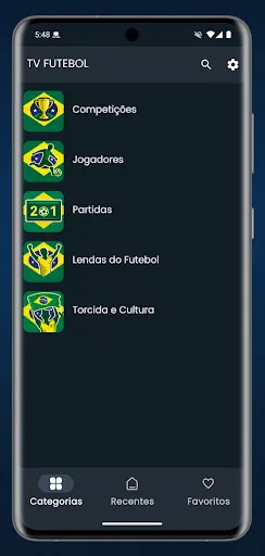 Скриншот 5 — TV Futebol – Ao Vivo