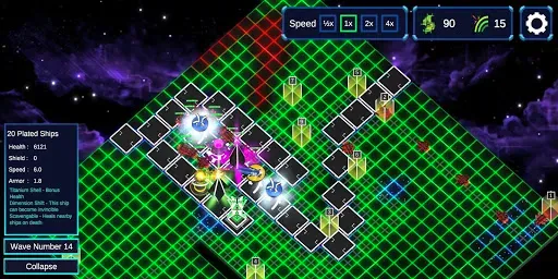 Скриншот 4 — Electromaze Tower Defense