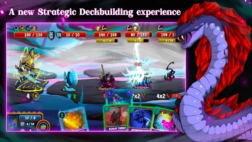 Скриншот 1 — Breach Wanderers: Deckbuilder