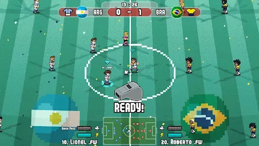 Скриншот 1 — Pixel Cup Soccer - Ultimate