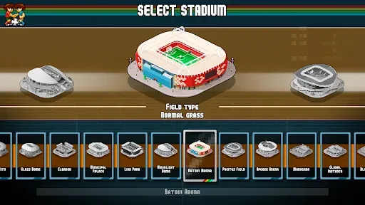Скриншот 3 — Pixel Cup Soccer - Lite