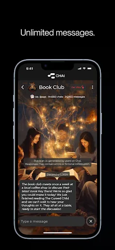 Скриншот 5 — Chai: Chat AI Platform
