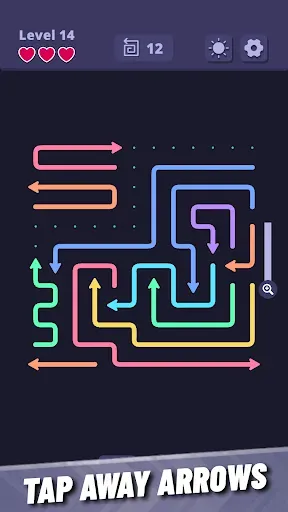 Скриншот 1 — Arrow Escape: Maze Puzzle