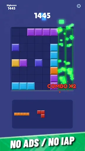 Скриншот 2 — Block Blast: Classic Puzzle