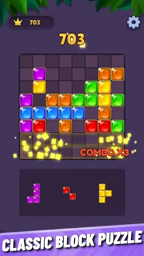 Скриншот 1 — Block Blast Jewel Puzzle