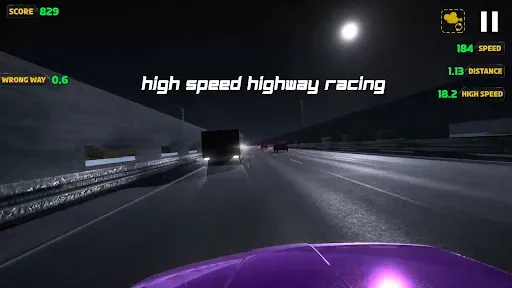 Скриншот 1 — Traffic Racer: Highway Racing