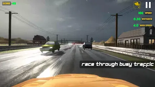 Скриншот 2 — Traffic Racer: Highway Racing