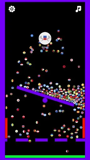 Скриншот 3 — Flag Rush: Marble Racing