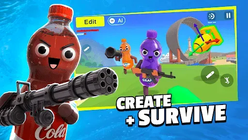 Скриншот 1 — Soda Sandbox: Экшен песочница