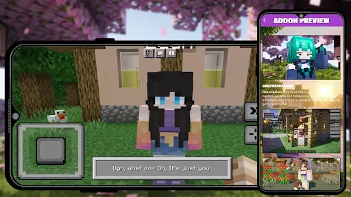 Скриншот 7 — Мод Girlfriend для Minecraft