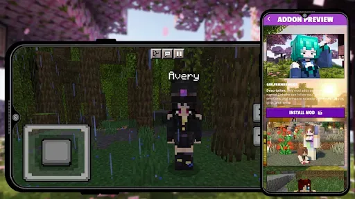Скриншот 8 — Мод Girlfriend для Minecraft
