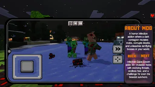 Скриншот 3 — Моды Infection Gaze Minecraft