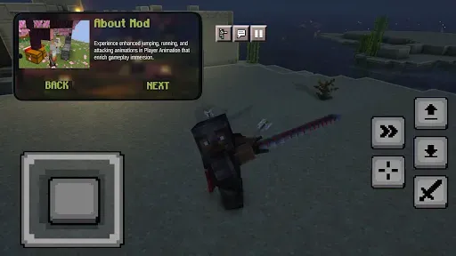 Скриншот 7 — Player Animation Mod Minecraft
