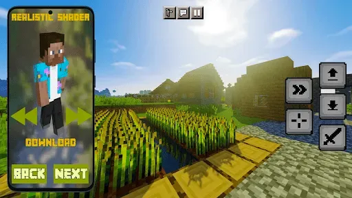 Скриншот 3 — Realistic Shaders Minecraft PE