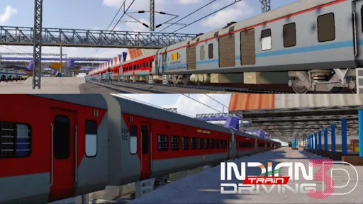 Скриншот 4 — Indian Trains Driving 3D
