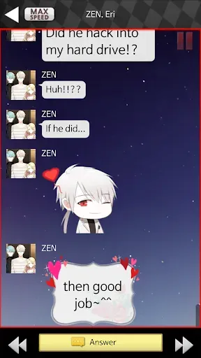 Скриншот 3 — Mystic Messenger