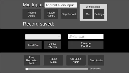 Скриншот 1 — White Noise EVP Recorder