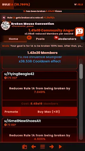 Скриншот 3 — Rule1A Incremental: Idle Forum