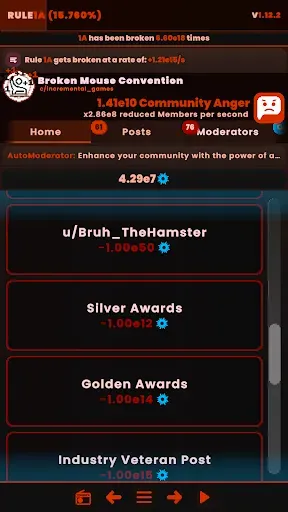 Скриншот 5 — Rule1A Incremental: Idle Forum
