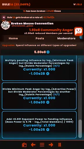 Скриншот 8 — Rule1A Incremental: Idle Forum