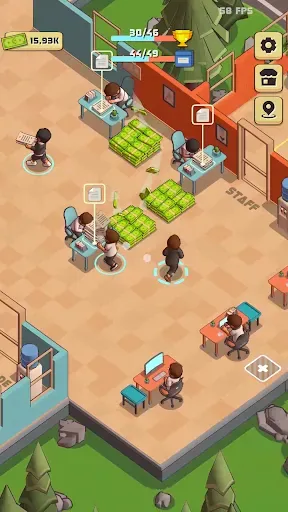 Скриншот 1 — Office Tycoon: Expand & Manage
