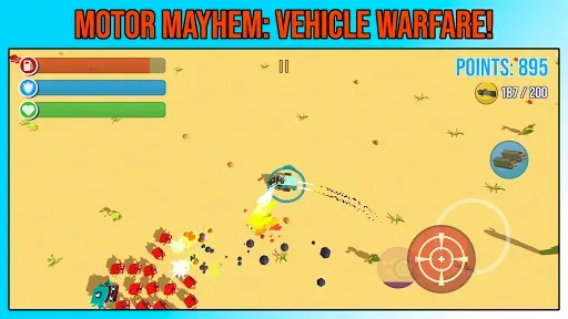 Скриншот 5 — Motor Mayhem - Vehicle Warfare
