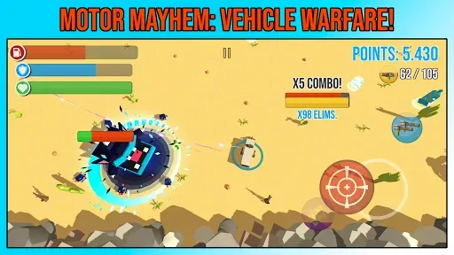 Скриншот 6 — Motor Mayhem - Vehicle Warfare