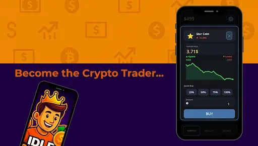 Скриншот 2 — Idle Cryto Trader Miner Tycoon