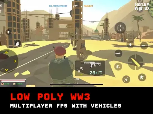 Скриншот 8 — World War 0x - Online WW3 FPS