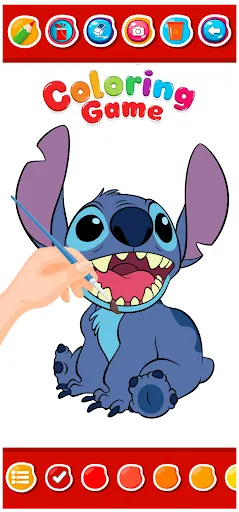 Скриншот 1 — Cute Stitch Coloring